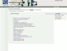 Tablet Screenshot of eventos.bvsalud.org