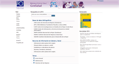 Desktop Screenshot of genero.bvsalud.org