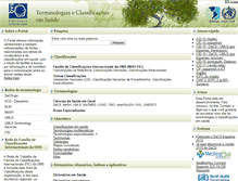 Tablet Screenshot of classificacoes.homolog.bvsalud.org