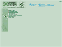 Tablet Screenshot of decs.bvsalud.org