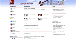 Desktop Screenshot of legislacion.bvsalud.org