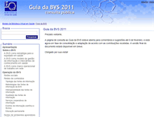 Tablet Screenshot of guiabvs2011.bvsalud.org