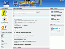 Tablet Screenshot of bvs-vspcol.homolog.bvsalud.org